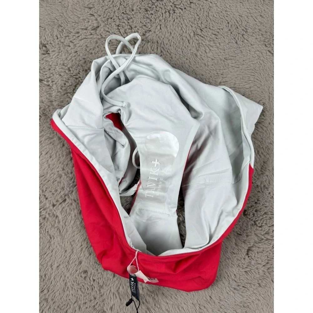 NWT Anthropologie Tavik Swimwear Chase One Piece Color Block Reversible Swimsuit - Picture 5 of 9